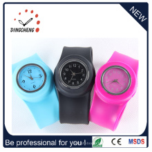 Montre de claquement de bracelet de Digital de mode chaude / silicone de quartz (DC-096)